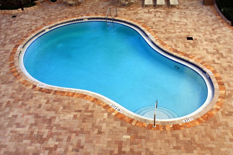 Elegant Paver Pool Deck