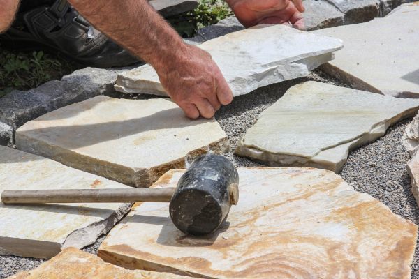 Stone Sidewalk Installation in Arvada