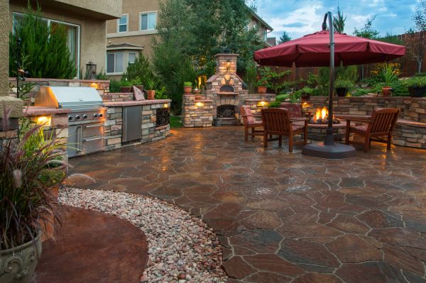 Stone Patio Construction in Arvada